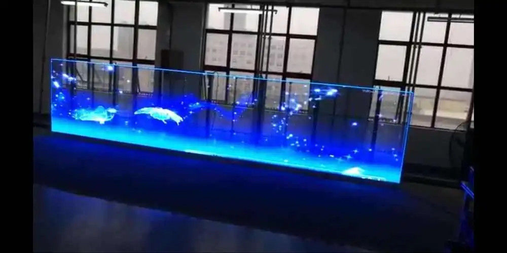 P3.97-7.81 صفحه نمایش تصویری دیواری LED اجاره شفاف کامل رنگ