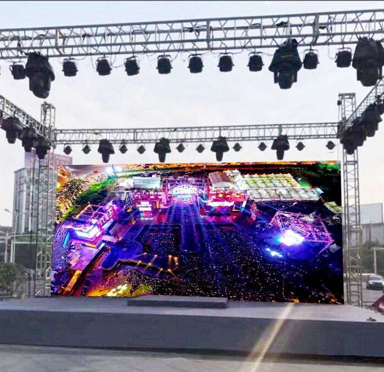 P3.91 اجاره صفحه نمایش LED بلند مدت برای صحنه ، دیواری چند منظوره LED برای رویدادها
