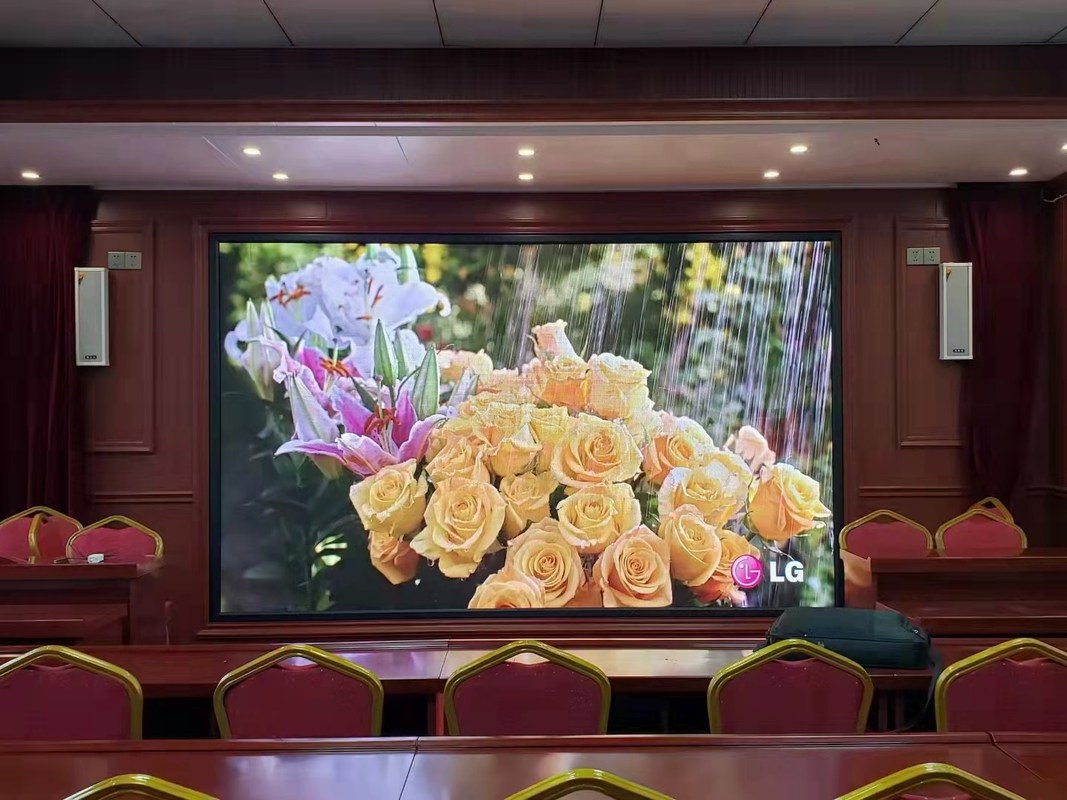 صفحه نمایش LED HD تبلیغات داخلی رنگ کامل 16 بیتی روشنایی