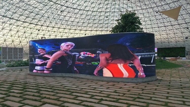 ضد آب P3.91 LED Video Wall Display چندرنگ برای فضای باز داخلی