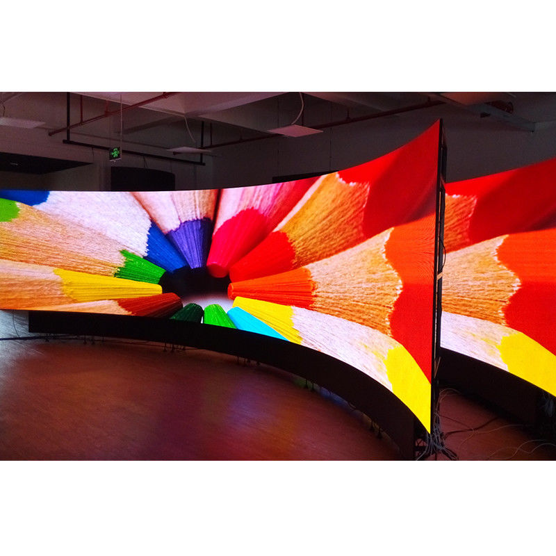 160x320mm صحنه دیوار ویدیویی LED برای رویدادها چند منظوره انعطاف پذیر
