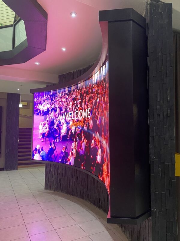ROHS ثابت LED دیوار صحنه پس زمینه, صفحه نمایش LED عملی برای عروسی