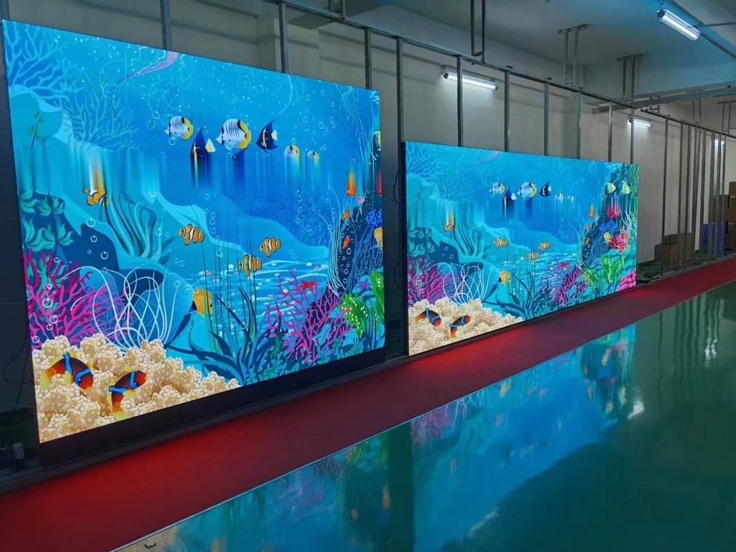 1000bit صحنه پس زمینه صفحه نمایش LED مواد آلومینیومی چند منظوره