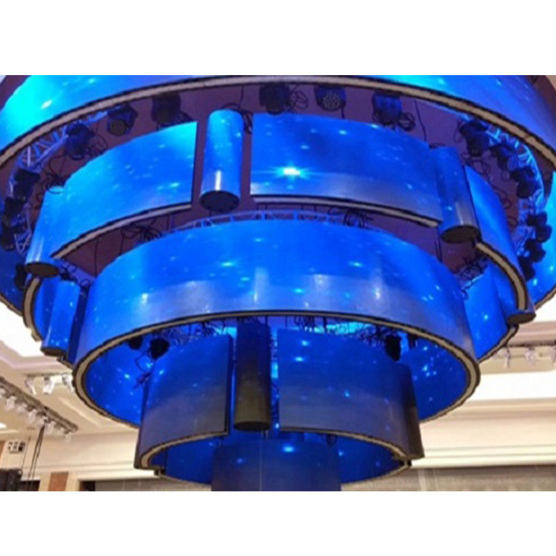 صفحه نمایش LED کنسرت داخلی SMD P4.81 رنگ کامل بزرگ انعطاف پذیر